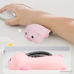 Mouse Pads Wrist 1pc Mouse Wrist Rest Cute Wrist Support Pad Rest Cute Toys Slow Rebound Portable Wrist Pad Office Supplies R230711