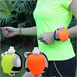 Water Bottles Portable 200ML Running Bottle Free Arm Wrist High-Quality Drink Kettle Outdoor Sports Collapsible Cup