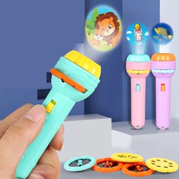 Led Rave Toy Baby Sleeping Storey Book Flashlight Projector Torch Lamp Toy Early Education Toy for Kid Holiday Birthday Xmas Gift Light Up Toy 230710