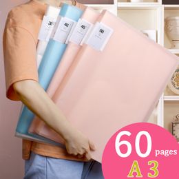 Filing Supplies A3 Display Book Information Poster Children's Picture Album Clip Storage Collection Folder File Bag 230710