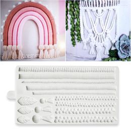 Baking Moulds Stripes Rope Pattern Silicone Candy Craft Mold Resin Tools Cupcake Molds Fondant Cake Decorating