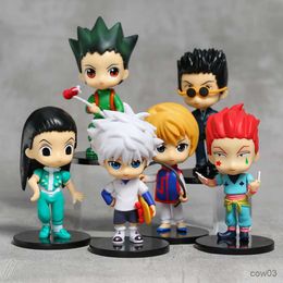 Action Toy Figures Hunter x Huner Gon Kurapika Leorio Illumi Decoration Anime Figures Dolls Toys R230711