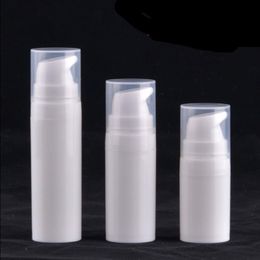 5ml 10ml 15ml White Airless Pump Lotion Bottle sample and test bottle Container Cosmetic Packaging 500pcs Svmus