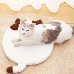 Pet Mat Cute Soft Cats Cushion Plush Seat Pad Cat Sleeping Mat Car Seat Cushion Gifts For Dog And Cat