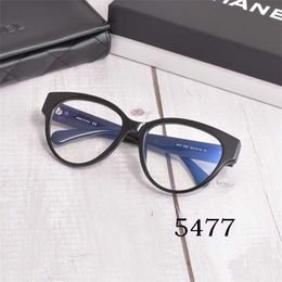 Brand Sunglasses New Xiaoxiang's same type of 5477 plate cat eye can be matched with myopia flat light glasses frame