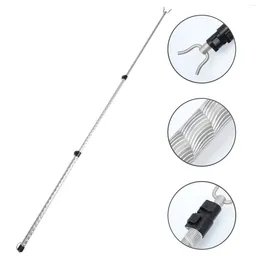 Hooks Clothes Pole Home Supplies Simple Retractable Clothesline Household Rod Balcony