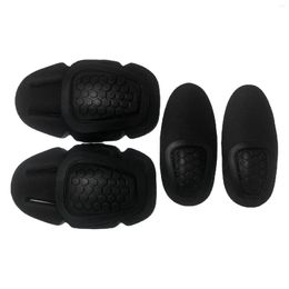 Knee Pads 4 Pieces Elbow Support Shin Guards For Skating Rollerblading Bike