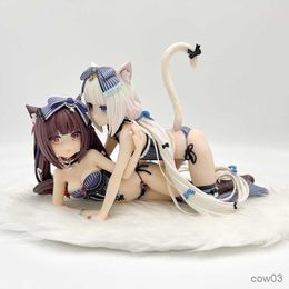 Action Toy Figures 13cm Chocolate Sexy Anime Girl Character Vanilla Action Character Vanilla/Chocolate Character Collectible Model Doll Toy R230711