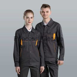 Others Apparel Work Clothing For Men Women Long Sleeve Work Clothes Mechanical Factory Warehouse Workshop Suit Engineer Coverall JacketPants5X x0711