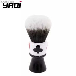 YAQI Casino clubs 26mm Synthetic Hair Resin Handle Husky Knot Men Wet Shaving Brush L230520