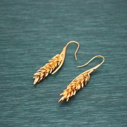 Stud European And American Fashion Classic Luxury Contracted Wheat Earring Restoring Ancient Way Jewelry Gifts 230710