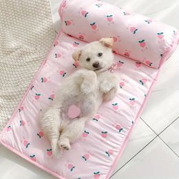 Summer Ice Silk Cool Pet Mat Cat Cool Mat Dog Nest Mat Pet Ice Silk Mat Cooling Ice Mat Pet Supplies