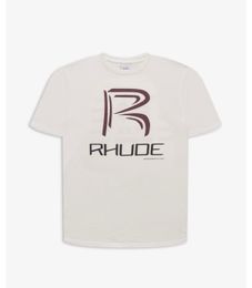 Rhude Mens T Shirt High Quality Tess Designer Casual Fashion Short Sleeve Europe America Men Women Round Neck Tshirts US Size S-XXL 10