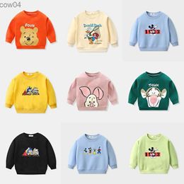 Thin Sweatshirt Toddler Infant Girl Boy Casual Kids Child Cartoon Character Hoodies Clothing Spring Autumn Baby Sweater L230625