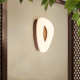 Wall Lamp Modern LED Lights PE For Living Room Restaurant Corridor Nordic Unique Modelling Indoor Decor Sconce Drop