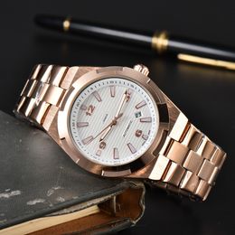 Vac Wrist Watches for Men 2023 Mens Watches Three needles Quartz Watch High Quality Top Luxury Brand designer Clock With calendar function Steel Belt Fashion Type one