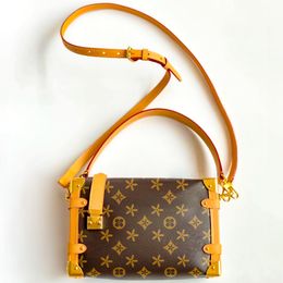 summer high quality handbag Womens Tote luxury Designer CrossBody Bags trunk box M46358 M217413 fashion Bags Clutch Shoulder mens Genuine Leather Evening sling bag