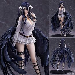 Action Toy Figures 21cm Overlord Albedo So-Bin Anime Figure Overlord Albedo Action Figure Albedo Figurine Ooal Gown Figure Toys R230711
