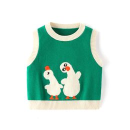 Family Matching Outfits 1 8T Toddler Kid Baby Boy Girl Clothes Autumn Winter Knit Pullover Top Infant Sleeveless Sweater Tank Cute Sweet Warm Knitwear 230711