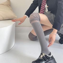 Women Socks 1 Pair Chic Thigh High Slimming Cold Resistant Hosiery Performance Long Stockings