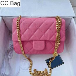 CC Bag French Women Luxury Love Chain Crossbody Bag Matelasse Quilted Caviar Leather Gold Hardware Classic Flap Shoulder Purse Suitcase Makeup Fanny Pack Pochette B