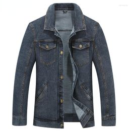 Men's Jackets Oversized 8XL 7XL 6XL Denim Jacket 2023 Autumn Loose Motorcycle Jeans Coat Classic Casual Plus Size Brand Man Clothes