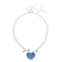 Chains Love Divided Into Three Parts And Added With Scallions Drops Of Oil Crystal Charms For Jewelry Making Broken Heart Pendant