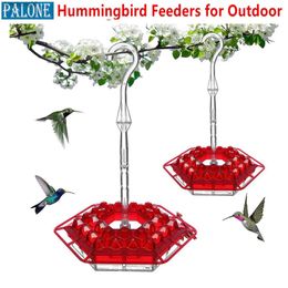 PALONE Hummingbird Feeders for Outdoor Marys with Perch and Built-In Ant Moat Outdoor Bird Feeder Pet Bird Supplies L230620