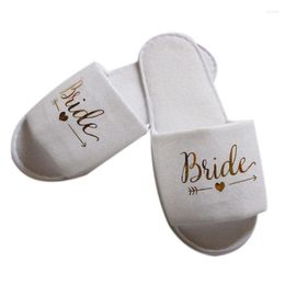 Slippers Bridal Wedding Bride Pyjamas Party El Disposable Slipper