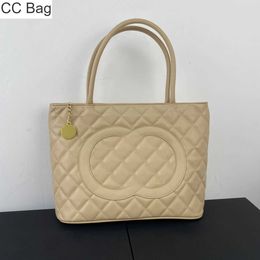 CC Bag Womens Hilton Caviar PST Totes Bags Coins Diamond Quilted Gold Metal Zipper Cowhide Handle Shoulder French Outdoor Large Capacity Handbags With Pouch 30x14X2