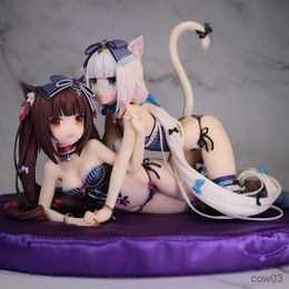 Action Toy Figures 13cm Vanilla Sexy Anime Figure Chocola Action Figure Chocola/Vanilla Figurine Anime Girl Adult Model Doll Toys R230711