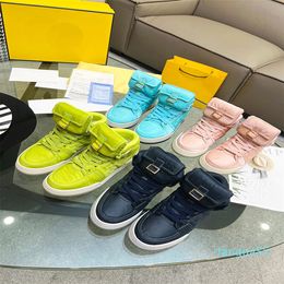 2023 Match Sneaker Casual Shoes Designer Fashion Flat Platform Woman Pocket Suede Low Top Luxury Rubber Sole Little Big Eyes Capsule Shoe