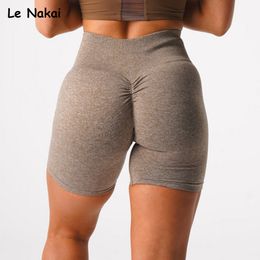 Women's Shorts Scrunch Seamless Shorts Women Workout Gym Shorts High Waist Yoga Shorts Push Up Gym Clothing Stretchy Summer Sports Short 230711