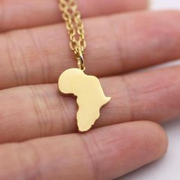 Pendant Necklaces Mini Africa Necklace Unique Map Jewellery Gift For Men And Women YP7509 High Quanlity