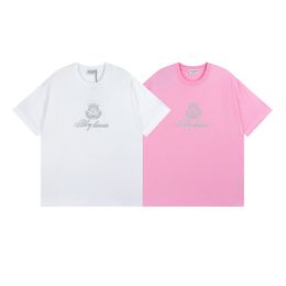 BLCG LENCIA 2023 Summer New 250g 100% Cotton Fabric T-shirt Men High Quality Print Colour Drop Sleeve Loose Tshirts Oversize Tops 2023239
