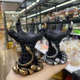 Decorative Objects Figurines Dragon Claw Crystal Ball Base Magic Sphere Globe Holder Crafts Display P ography Props 230710