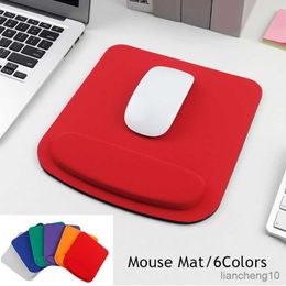 Mouse Pads Wrist Square Wrist Guard Mouse Pad Soft Anti-Slip Mat Wrist Pad With Supporting Computer Mouse Comfortable Mouse Pad R230711