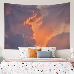 Tapestries Home Decor Pink Blue Sky Tapestry Wall Hanging Cute Decor Tapestry For Living Room Bedroom Home Decor Moda 230x180cm