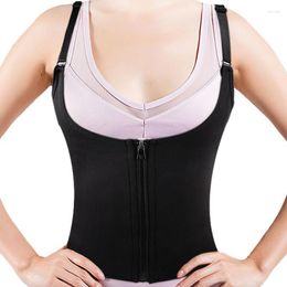 Waist Support Sweat Sauna Vest Women Elastic Soft Trainer Body Shaper For Girls Compression Workout