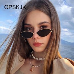 Vintage Cat Eye Sunglasses Women Brand Designer Mirror Sun Glasses Female Fashion Small Frame Retro Oculos De Sol Feminino