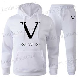 Men's Tracksuits Men designer Two Piece Sets Patchwork Pullover Hoodies Jogging Pants Slim Sweatshirt Outfits Hip Hop Streetwear Suits T230711