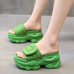 Slippers Wedges Platform 2023 Women Flip Flops Summer Shoes Fashion Open Toe Beach Dress Slides Zapatos Sandals