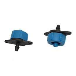 Watering Equipments Blue 4L 8L Pressure Compensation Dripper Garden Lawn Irrigation Sprinklers Agriculture tools Drip Irrigation Dripper 200 Pcs 230710