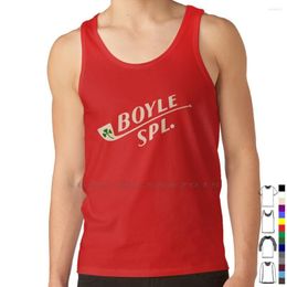 Men's Tank Tops Retro : Boyle Special #1 Top Pure Cotton Vest Indy Indianapolis Shaw Holland 500 Race Car Classic Auto Racing