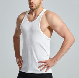 Men's Tank Tops 2023 Men Tight Top Gym Fitness Vest Muscle Sports Leisure Jogging Exercise Sleeveless Shirt