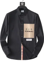 Designer Mens Dress Shirt Formal Business Shirts Fashion Casual Long-sleeved shirt m-3xl
