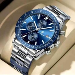 Wristwatches POEDAGAR Luxury Men Watches Business Top Brand Man Wristwatch Waterproof Luminous Date Week Quartz Men's Watch High Quality Box