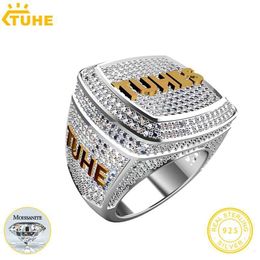 Band Rings Custom Rings For Men Letters Sterling Silver 925 Combination Letter Name Rings Jewellery 230711