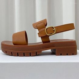 Gladiator Sandals High Women Sandal Runway Designer Summer Damas de espessura sola não deslizante fora de férias