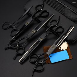 Professional JP 440c 7 '' Bearing 6 Kit Pet Dog Grooming Hair Scissors Cutting Barber Tools Thinning Shears Hairdresser